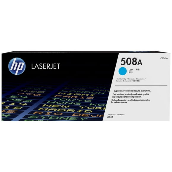 TONER HP 508A CF361A COLOR CYAN Hewlett Packard TONER HP 508A CF361A COLOR CYAN