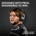 thumbnail image 2 of Logitech G PRO X 2 Lightspeed Wireless Gaming Headset: Detachable Boom Mic, 50mm Graphene Drivers, DTS:X Headphone 2.0—7.1 Surround, Bluetooth/USB/3.5mm Aux, for PC, PS5, PS4, Nintendo Switch - Black, 2 of 5
