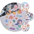 thumbnail image 4 of Mermaid Decals Paper Stickers for Scrapbook and Diary Assorted Color Removable Adhesive 5Pcs Set, 4 of 4