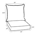 thumbnail image 4 of Arden Selections Ashland Noir Jacobée 24 x 24 Po Coussin d'Assise Profond Extérieur, 4 of 5