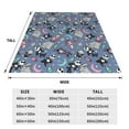 thumbnail image 3 of The Nightmare Before Christmas Blanket Flannel Blanket - Anime Light comfort blanket cartoon blanket Super Soft and Warm for All Seasons 40x30, 3 of 9
