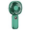 thumbnail image 5 of Hvmvliv Portable Fan Handheld Fan Digital Handheld Fan Usb Charging Outdoor Gifts Home Mini Fan Green, 5 of 9