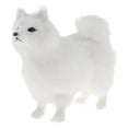 thumbnail image 1 of TISHITA Realistic White Faux Standing Dog Animal Model Figures Photography Prop Home, 1 of 8