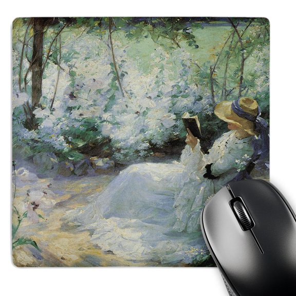 3dRose, Delicious Solitude by Frank Bramley Impressionist , MousePad