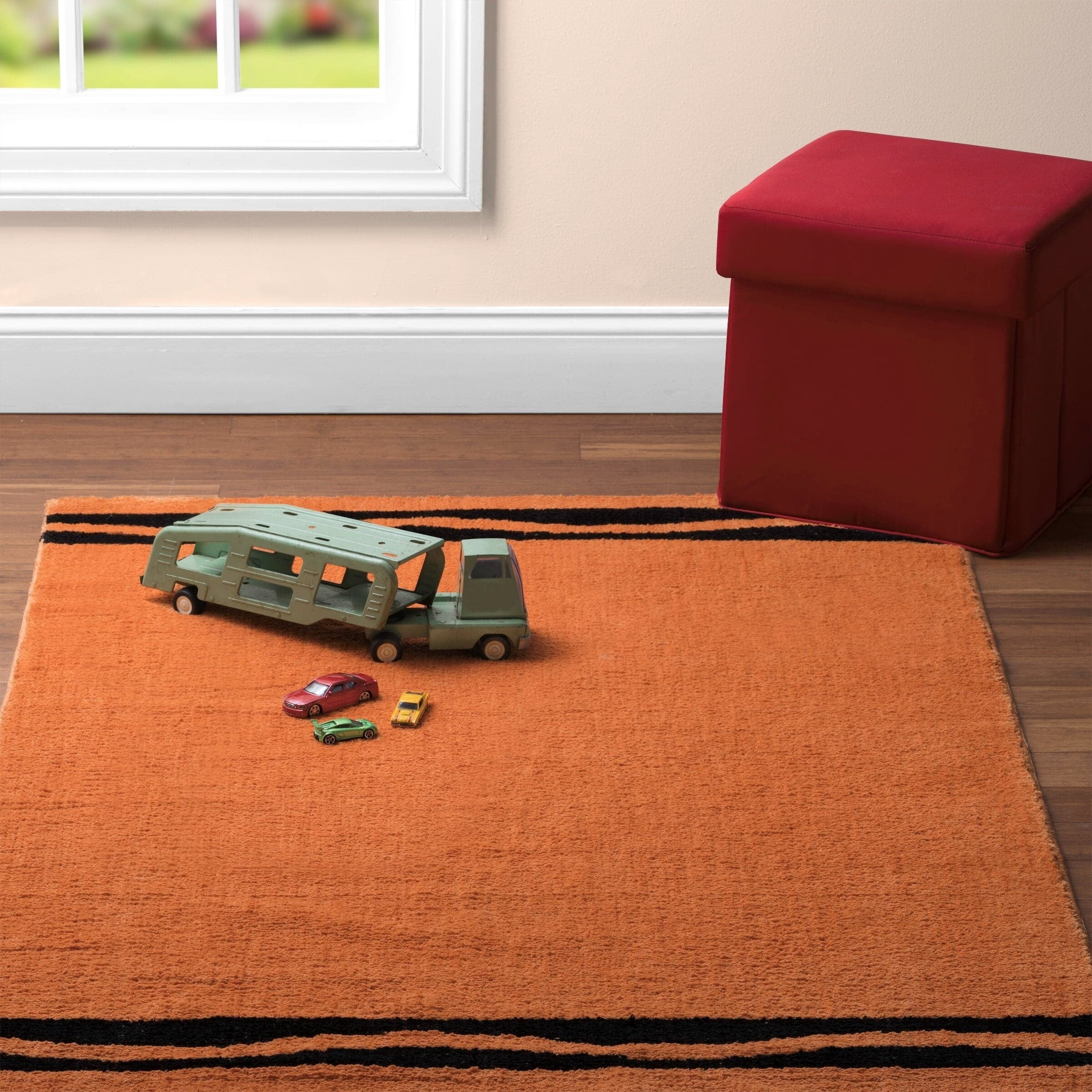 Crayola Blue Berry Blue Area Rug
