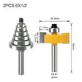 thumbnail image 5 of Yokua Reliable Rabbet Router Bit with 6 Bearings Multi-Rabbeting Router Bit Set, 5 of 18