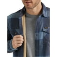 thumbnail image 6 of Wrangler® Men's and Big Men's Sherpa Lined Relaxed Fit Heavyweight Shirt Jacket, 6 of 6