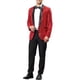 thumbnail image 2 of CHAQUETA DE DEPORTE CON LENTEJUELAS PARA HOMBRES INSPIRE CHIC, CON SOLAPA DE CHALECO, UN BOTÓN, BODA, BLAZER BRILLANTE XL BURDEOS, 2 of 7