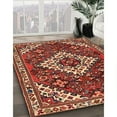 thumbnail image 2 of Ahgly Company Indoor Round Traditional Red Persian Area Rugs, 3' Round, 2 of 6