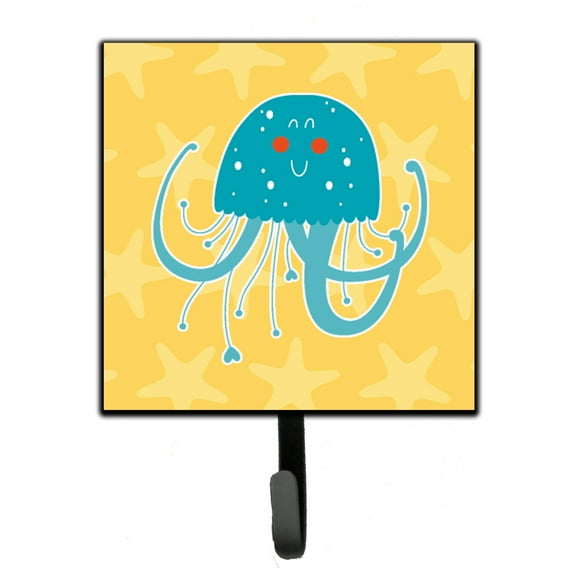 Carolines Treasures BB6767SH4 Jellyfish Leash or Key Holder Single Hook multicolor