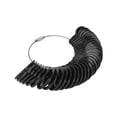 thumbnail image 2 of Finger Size Gauge, Ring Sizer Professional Wear Resistant  For Ring Customization Black, 2 of 8