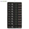 BadPiggies 80 Pockets Hanging Jewelry Organizer Double Sides Storage Bag for Rings Earrings Necklace Display (Black, 80 Pockets)