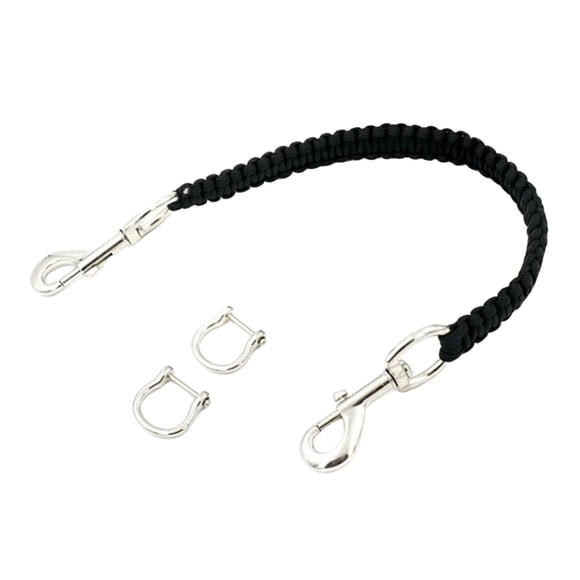 19" Scuba Diving Camera Handle Rope Strap for Tray Bracket Underwater Underwater Photography - Black