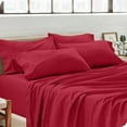 thumbnail image 3 of Bare Home Pillowcase Set - Premium 1800 Collection - Double Brushed - Ultra Soft - Standard Size, Red, 2 Count, 3 of 8