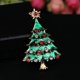 thumbnail image 4 of Pin de broche de Navidad exquisito de lujo, muñeco de nieve, Papá Noel, guirnalda de botas, regalo de joyería de moda, broches de decoración de Navidad, 4 of 4