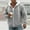 Gray, variant on Qulqfy Mens Winter Jackets Casual Fleece Green Hooded Warm Cold Weather Zip Up Jacket Mens Pea Coat L