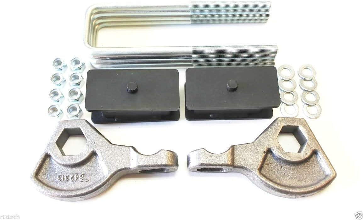 Set of 2 American Automotive 1997-2004 Dakota Lift Kit 3 2WD Made in USA Road Fury Steel Coil Spring Spacers 