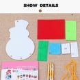 thumbnail image 4 of Fiudx Colgante de Carillón de Viento Navideño, Diseño de Papá Noel y Muñeco de Nieve, Regalo Artesanal, Decoración Única para El Hogar, Espíritu Navideño, Tamaño 12 X 39 Cm, Perfecto para Celebracion, 4 of 5
