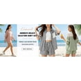 thumbnail image 4 of Womens Striped Sets 2 Piece Short Sleeve Button Down Top and Shorts Lounge Wear Outfits, 4 of 7