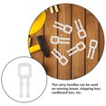 thumbnail image 2 of Miangastore 100 Pcs Plastic Buckles Banding Strapping Clips Plastic Poly Strapping Buckles For Plastic Strapping Packing And Shipping, 2 of 9