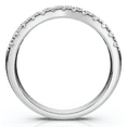 thumbnail image 3 of Pompeii 1/3ct Curved Diamond Wedding Guard Ring 14K White Gold (G,I1), 3 of 5