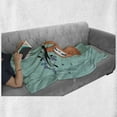 thumbnail image 6 of Animal Soft Flannel Fleece Throw Blanket, Cartoon Design Print Sloth a Flirty Words So You Come Here Often Color Image, Cozy Plush for Indoor and Outdoor Use, 70" x 90", Multicolor, by Ambesonne, 6 of 6