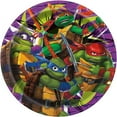 thumbnail image 2 of TMNT Teenage Mutant Ninja Turtles Birthday Party Supplies Bundle includes 24 Dessert Cake Paper Plates 7" and 1 Dinosaur Sticker Sheet, 2 of 3