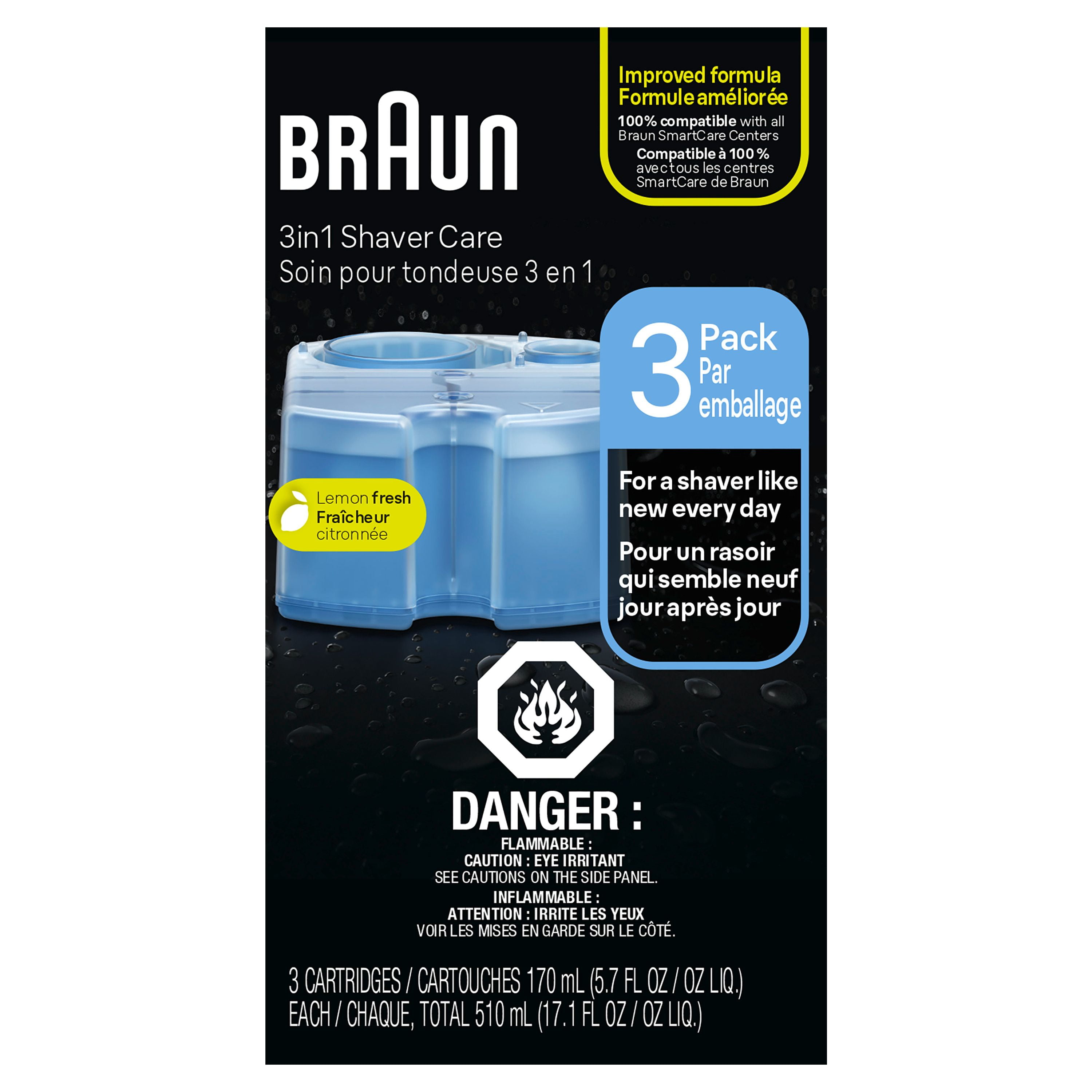Cartouches de rechange Braun Clean & Renew CCR paquet de 3