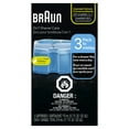 thumbnail image 1 of Braun Clean & Renew Refill Cartridges CCR, Replacement Shaver Cleaner Solution for Clean&Charge Cleaning System, Pack of 3, 1 of 15