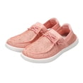 thumbnail image 5 of LUCKY STEP Rhinestone Loafers Shoes Comfort Slip On Mesh Knit Walking Shoes,Pink,Womens, 5 of 6