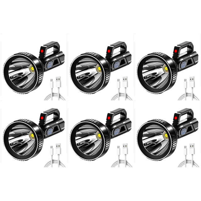 Linterna LED 3 Modos Proyector de mano portátil para senderismo Pesca Emergencia