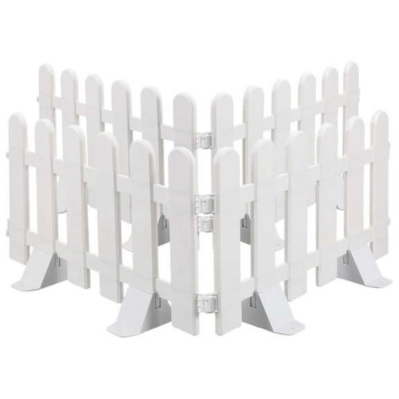 Raindrops  4 Pcs Flowerbed Borders Interior Decorative Fence