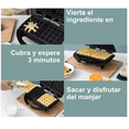 thumbnail image 2 of Waflera Electrica Fácil De Limpiar Antiadhere 2 Cuadros, 2 of 4