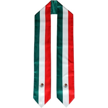 Mexico Mexican Flag Graduation Stole/Sash/Scarf