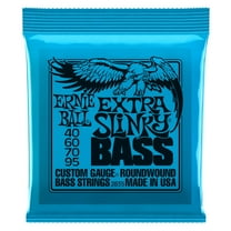 Ernie Ball Extra Slinky Nickel Wound Electric Bass Strings - 40-95 Gauge