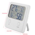 thumbnail image 3 of , Plastic 0 degrees Celsius -50 degrees Celsius  Tabletop Indoor White Hyrometer  for Home and Office, 3 of 8