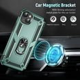thumbnail image 4 of for iPhone 14 Case for iPhone 14 Case,with Stand,Military Grade Shockproof Liquid Silicone Slim Phone Case for iPhone 14 6.1 Inch-Ink Green, 4 of 12