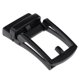 thumbnail image 1 of Cinturón de cuero de aleación para hombre con hebilla automática de repuesto para correa de cuero de 3,5 cm Negro mate, 1 of 9