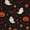 Color 2, variant on Peel and Stick Wallpaper 23.6in x 9.8ft Vintage Gothic Ghosts Bats Bows Moons Stars Black Contact Paper Vinyl Waterproof Self Adhesive Wall Paper for Bedroom Shelf Cabinet Halloween Decor