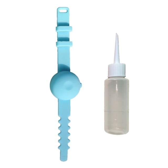 Bdfzl Distributeur de Désinfectant pour les Mains Portable Bracelet Distributeur de Main 10ML