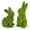 whimsical decor, variant on 2 Pcs Easter Bunny Decorations Green Faux Moss Flocked Spring Bunnies Figure For Easter Party Favors Indoor Outdoor Decor Rustic Whimsical Bunny Ornaments For Home Garden Porch
