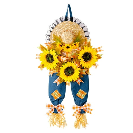 

Weerihhol Abstract Sculpture Arvest Season Decoration Orange Hat Pendant Sunflower Hat Pendant