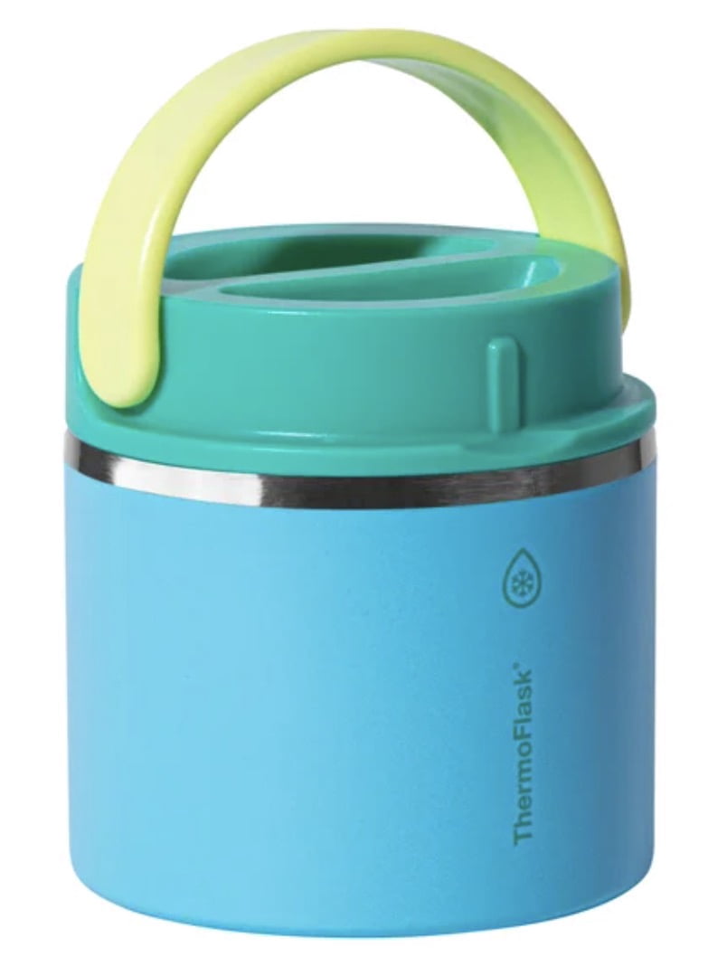 Thermoflask 20 oz Insulated Food Jar, 2-Pack, Pink and Blue, Hot 12 Hours Cold 24 Hours (Blue and Green)