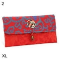 thumbnail image 2 of Ludlz Chinese Style Lucky Money Bag Cloth Floral Red Envelope Pocket New Year Packet, 2 of 7