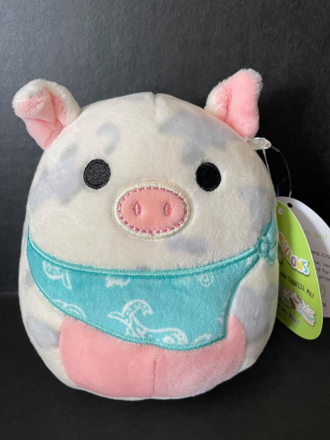 Squishmallow 5” Rosie the Spotted Pig w/ Bandana Easter 2021 Kellytoy Plush NEW! 