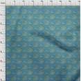 thumbnail image 3 of oneOone Silk Tabby Medium Blue Fabric Batik Sewing Craft Projects Fabric Prints By Yard 42 Inch Wide, 3 of 4