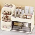 thumbnail image 1 of Anylady Organizador de maquillaje con cajones Organizador para el cuidado de la piel (tamaño grande y grueso) Caja de almacenamiento Vitrinas de cosméticos Organizadores de maquillaje para tocador, es, 1 of 1