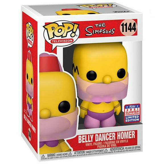 Pop Belly Dancer Homer 1144 (Exclusivo) Funko Funko The Simpsons Funkon