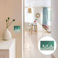 thumbnail image 7 of Yayeee Toggle Light Switch Wall Plate 3-Gang 6.37"x4.48" Decorative Outlet Cover, Green and White Pattern, 7 of 7