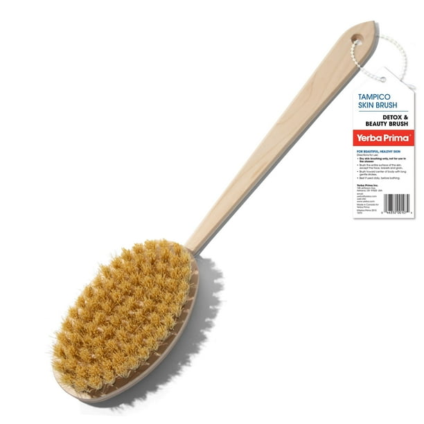 Cepillo para la piel Yerba Prima Tampico de fibra vegetal natural